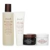 FRESH - Black Tea Set: Soy Face Cleanser+Kombucha Facial Treatment Essence+Instant Perfecting Mask+Firming Overnight Mask 158902 4pcs