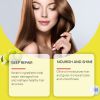Hoegoa Brazil Yellow Conditioner Dry And Split Hair Straight Hair Moisturizes Smooth And Strong Hair