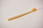 Eco-Friendly Bamboo Toothbrush with Ultra-Soft BPA-Free Nylon Bristles - Natural
