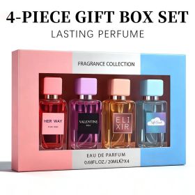 4-Piece Women's  Perfume  Gift Set (0.68oz Each ) - 4Long-Lasting Sweet & Fresh Scents, The Perfect Holiday, Date & Party Gift
