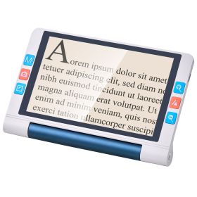 VEVOR Portable Digital Magnifier, 8-inch Touchscreen Electronic Video Magnifier for Low Version