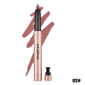 PHOFAY MATTE LIP LINER LIPSTICK PEN (Option: 02)