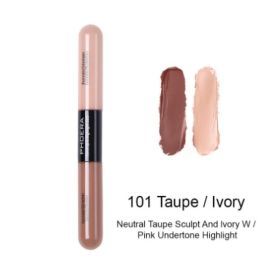Double Heads Are Suitable For Any Skin Type Natural Color Brightening Liquid Concealer (Option: A 101)