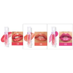 New Tube Lip Rich Lip Color Slightly Spicy Lip Honey Lip Glass Mirror Face Lip Mirror Liquid Lipstick (Option: Set1)