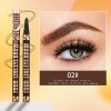 3 Colors Quad Wild Eyebrow Eyebrow Pencil Waterproof Non-Halogenating Extremely Fine Liquid Water Eyebrow Pencil