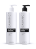 DAMANCI Hydrating Shampoo & Conditioner Duo with Keratin, Salt Free, Paraben and Sulfate Free, Restore Hair and Remove Frizz