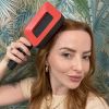 3D Self-cleaning Deluxe Rectangular Hair Brush