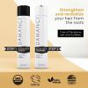 DAMANCI Hydrating Shampoo & Conditioner Duo with Keratin, Salt Free, Paraben and Sulfate Free, Restore Hair and Remove Frizz